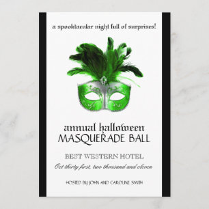 Halloween Masquerade Invitation