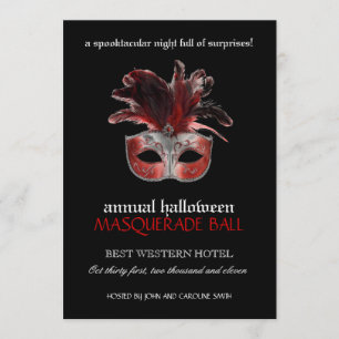 Halloween Masquerade Invitation