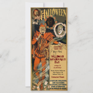 Halloween Masquerade Invitations Template