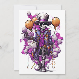 Halloween Masquerade Spooky costumes Falloween Invitation