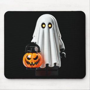 Halloween Master Builder Ghost Kids Building Block Mouse Mat