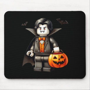 Halloween Master Builder Vampire Kids Building Blo Mouse Mat
