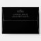 Halloween Matching Black Wedding Envelopes