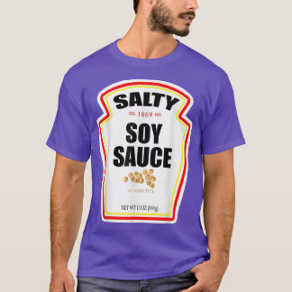 Halloween Matching Costume Salty Soy Sauce Bottle  T-Shirt