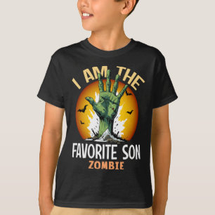 Halloween Matching Favourite Son Zombie Costume T-Shirt