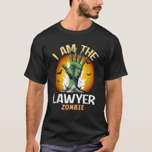 Halloween Matching Lawyer Zombie Costume T-Shirt