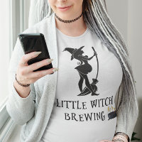 Halloween Maternity Witch Brewing Pregnant