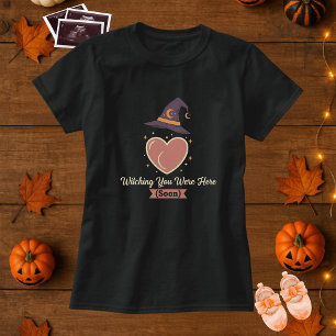 Halloween Maternity Witching You Were Here Soon  T-Shirt