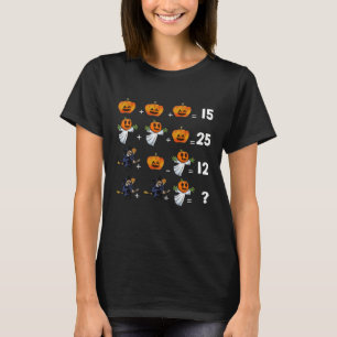 Halloween Math Equations  for Math Teachers T-Shirt