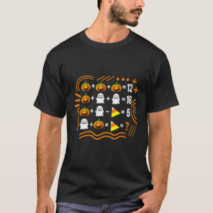 Halloween Math Teacher Cottagecore Order Of Operat T-Shirt