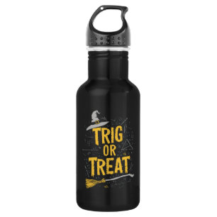 Halloween Math Teacher Trig Or Treat School  532 Ml Water Bottle