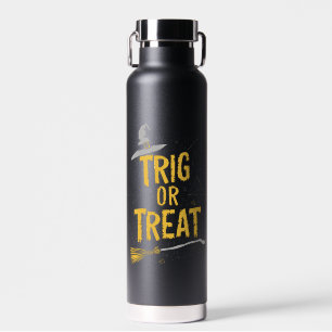 Halloween Math Teacher Trig Or Treat School  Water Bottle