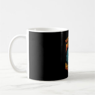 Halloween Means Happiness Haunted House Vector Coffee Mug