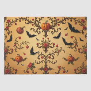 Halloween Mediaeval French Pattern Tissue Paper
