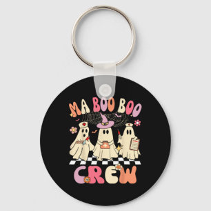 Halloween Medical Istant Boo Crew Funny Ma Ghost N Key Ring