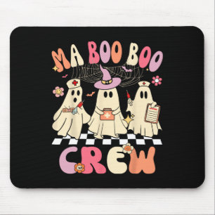 Halloween Medical Istant Boo Crew Funny Ma Ghost N Mouse Mat