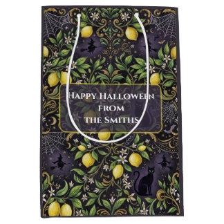 Halloween Medium Gift Bag Gothic Lemon