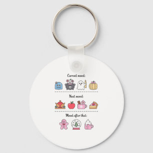 Halloween Meme Current Mood Thanksgiving Christmas Key Ring