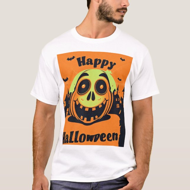 Halloween Men's Basic T-Shirt (Front)