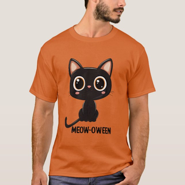 Halloween Meow T-Shirt (Front)