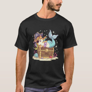 Halloween Mermaid Pirate Cat Cute Funny for Men Wo T-Shirt