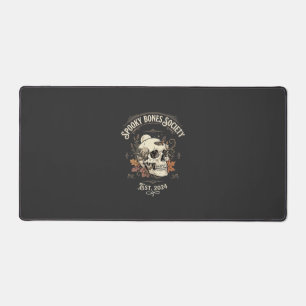 Halloween Midnight Bone Garden Desk Mat