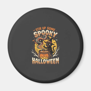 Halloween Midnight Spell Magic Magnet