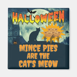 Halloween Mince Pies are the Cat's Meow Magnet