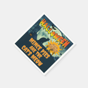 Halloween Mince Pies are the Cat's Meow Napkin