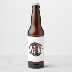 Halloween Mini Halloweens Birthday Beer Bottle Label