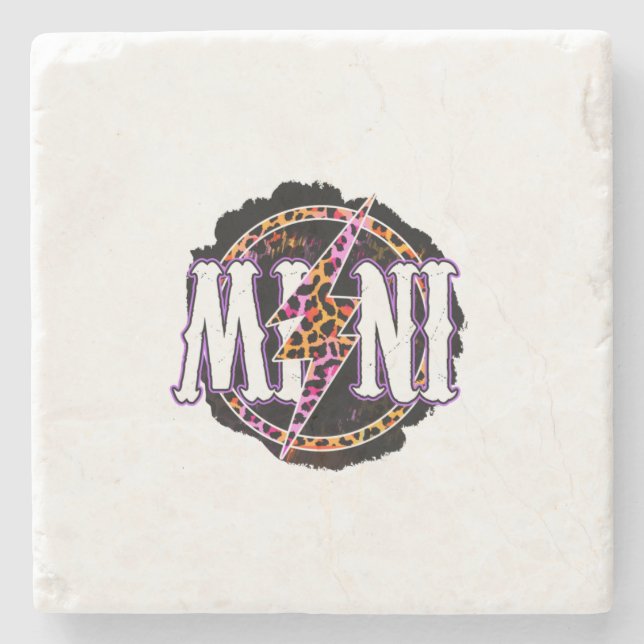 Halloween Mini Halloweens Birthday Stone Coaster (Front)