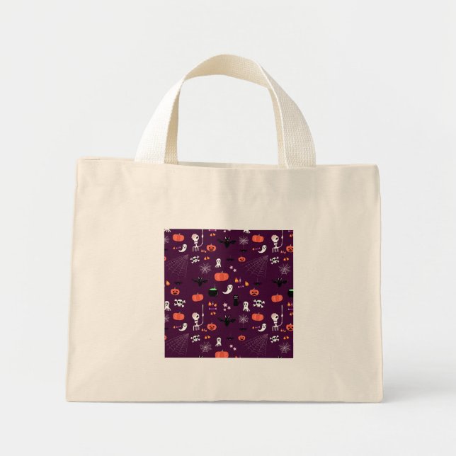 Halloween Mini Tote Bag (Front)