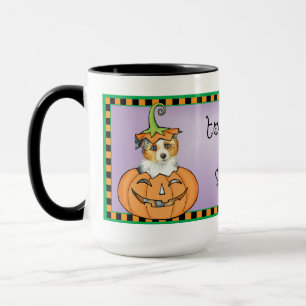 Halloween Miniature American Shepherd Mug