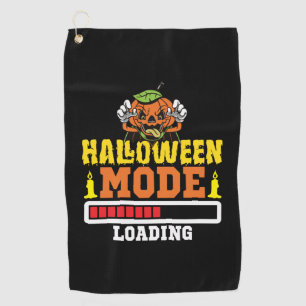 Halloween Mode Loading Birthday Golf Towel