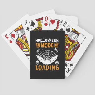 Halloween Mode Loading Birthday Playing Cards