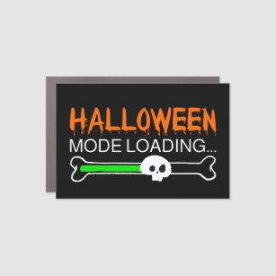 Halloween Mode Loading Skull Load Bar Car Magnet