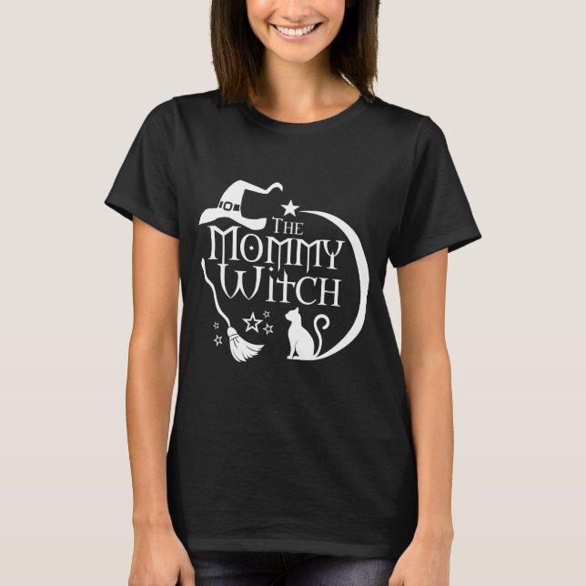 Halloween Mommy Witch T-Shirt (Front)
