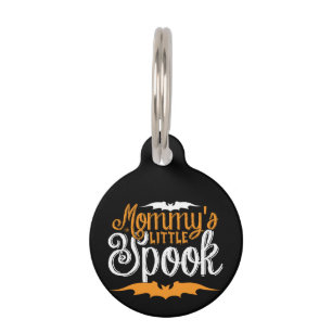 Halloween Mommys Little Spook Birthday Pet Tag