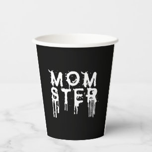 Halloween Momster Paper Cups