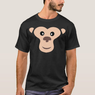 Halloween MONKEY Face Costume Kids Easy MONKEY Cos T-Shirt