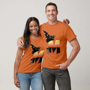 Halloween Monogram Letter M T-Shirt