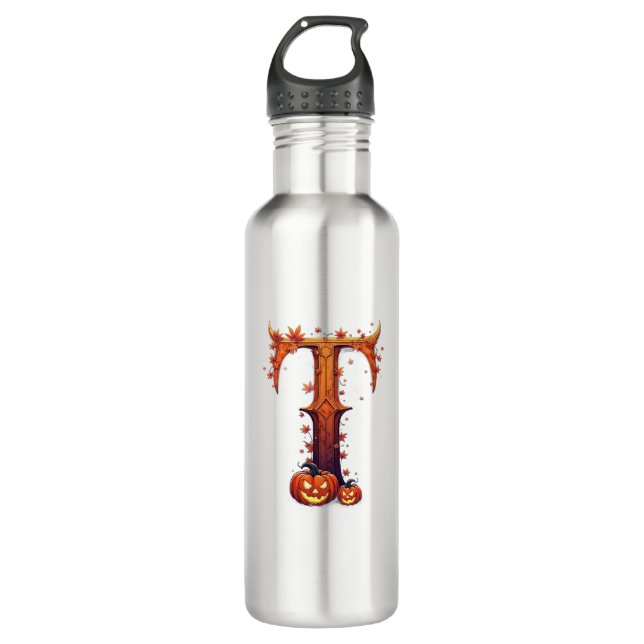 Halloween MonogramT 710 Ml Water Bottle (Front)