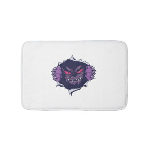 Halloween monster            bath mat