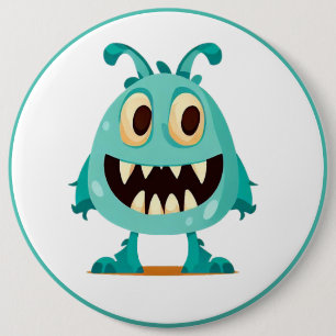 Halloween/Monster/cartoon  6 Cm Round Badge