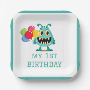 Halloween/Monster/cartoon  Paper Plate