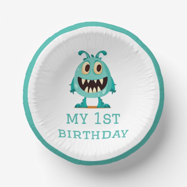 Halloween/Monster/cartoon  Paper Plate (Front)