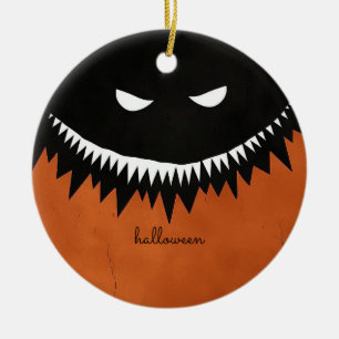 Halloween Monster Ceramic Tree Decoration
