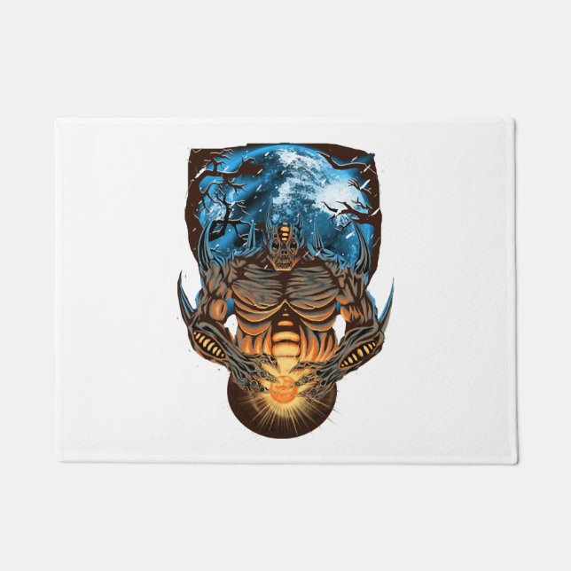 Halloween Monster          Doormat (Front)