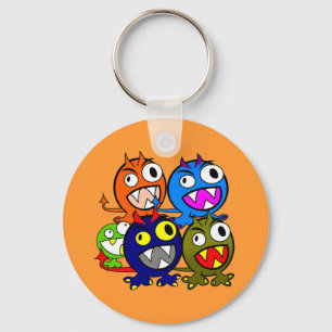 Halloween Monster Friends Key Ring