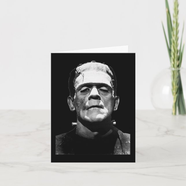 Halloween Monster Horror Movie Monster  Card (Front)